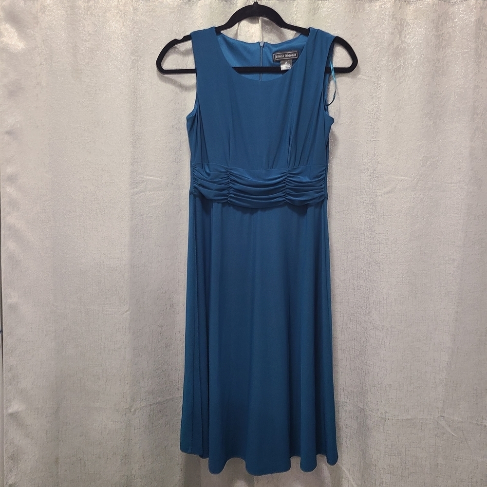 Jessica Howard Elegant Blue Midi‎ Dress